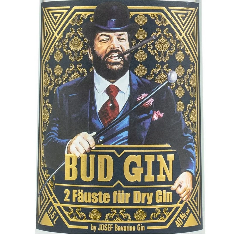 Bud Spencer 2 Fäuste für Dry Gin Bio 0,5 L 40% vol Bud Spencer 2 Fäuste für Dry Gin Bio 0,5 L 40% vol